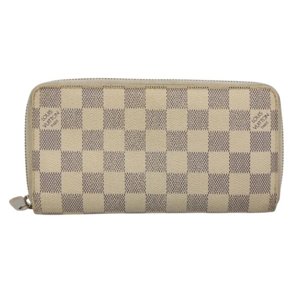 LOUIS VUITTON Damier Azur Zippy Wallet Long Wallet 2Set N60019 LV Auth bs28038 - Picture 1 of 16